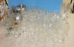 Group of 37 Glasses, Mugs, and Cups Group of 37 Glasses, Mugs, and Cups