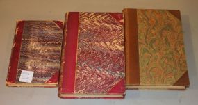 Three Leather-bound Books Three Leather-bound Books