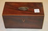 Early Mahogany Tea Caddy 8