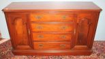 Credenza with Four Center Drawers, Door on Each Side 59