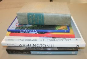 5 State Travel Books North Caroline, Oregon, Washington D.C., New England, and Washington.