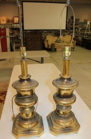 Pair of Brass Lamps 33