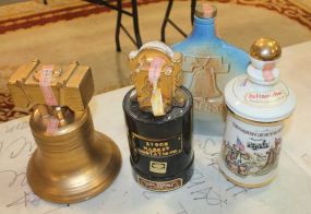 Beam Liberty Ship Decanter, Bell Decanter, and Other Decanters Decanters
