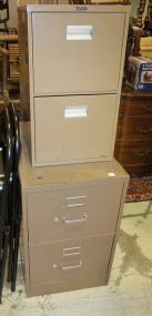 Filing Cabinets and Two Folding Chairs Filing cabinet 15