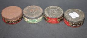 4 Collectible Tobacco Tins 4 Collectible Tobacco Tins