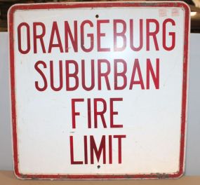 Orangeburg, SC Fire Department Sign Orangeburg, SC Fire Department Sign, 24
