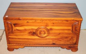 Cedar Chest has tray, 39