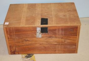 Wood Trunks with boxes of new screws, 21