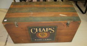 Wood Trunk Advertising Chaps Ralph Lauren, 36