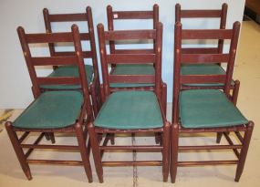 6 Ladder Back Chairs Chairs