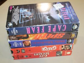 5 VHS Movies Cape Fear, City Slickers
