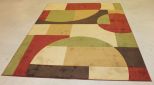 100 % Nylon Abstract Rug 7'10 x 10'1