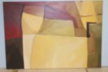 Large Abstract Giclee Recreated Original done by Bob Stedman, 60