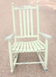 Slat Seat Wooden Porch Rocker 43