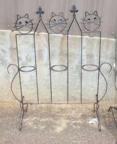 Wrought Iron Cat Pitcher 49