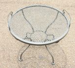 Wrought Iron Patio Table matches # 728, 25