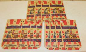 Twelve Miller Feed and Grist Mill Corn Meal Bags Luverne, AL
