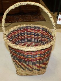 Choctaw Basket with handle, 16
