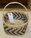 Choctaw Basket with handle, 12