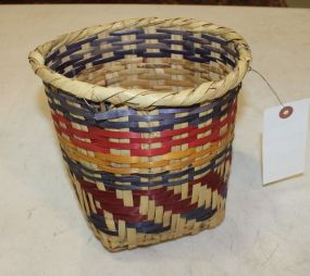 Choctaw Basket Double flower holder, 7