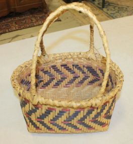 Choctaw Basket double handle, 14