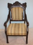 Mahogany Empire Arm Chair matches #801 and 802, 43