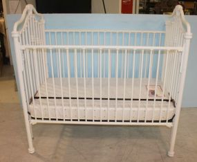 Iron Baby Bed with mattress, 53