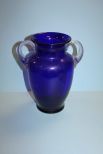 Blue Two Handled Cobalt Urn Description