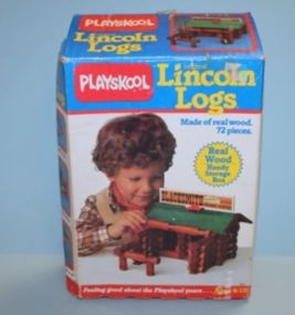 Set of Playskool Lincoln Logs