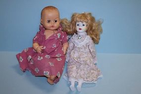 Two Vintage Children's Dolls Description