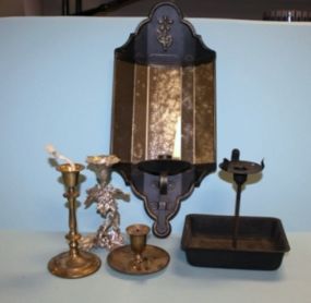 Five Decorative Candle Holders Description
