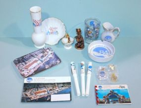 Group of World's Fair Memorabilia and Louisiana World Exposition Memorabilia Description