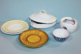 Ironstone China Covered Dish and Other Miscellaneous Pieces Description