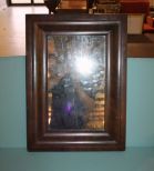 Victorian Mirror in Wood Frame Description