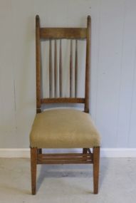 Spindle Back Side Chair Description