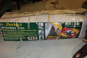 Pre-Strung 6 1/2' Aspen Pine Christmas Tree Description