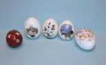 Five Decorative Eggs Description