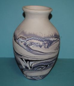 Hand Painted Pottery Vase Description