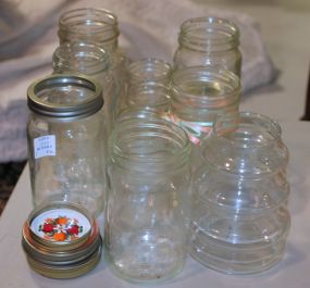 Thirteen Glass Jars Description