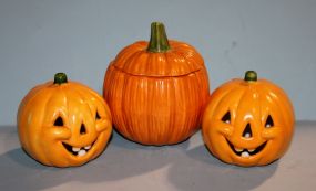 Three Pumpkin Decorations Description