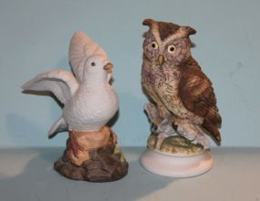 Owl and Bird Figurines Description