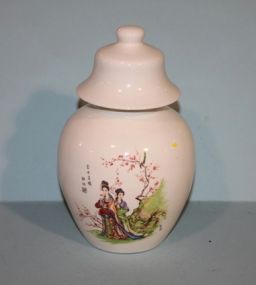 MG Oriental Pottery Vase Description