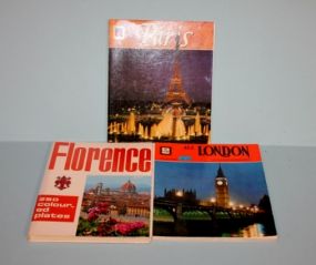 Three Books on Paris, London and Florence Description