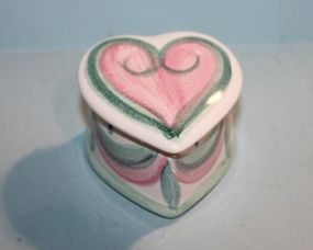 Gail Pittman Heart Shaped Jewelry Box Description