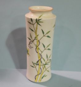Japanese Vase with Bamboo Design Description