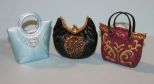 Three Resin Miniature Purses Description