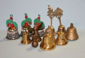 Eleven Small Brass Bells Description