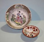 Two Oriental Bowls Description