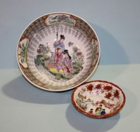 Two Oriental Bowls Description