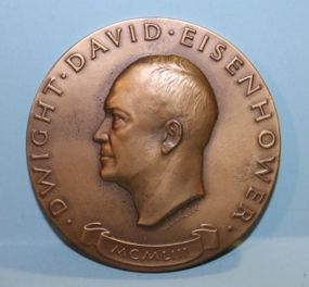 Dwight David Eisenhower Commemorative Inaugural Coin Description